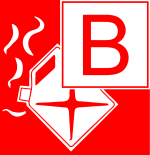 Piktogramm Brandklasse B